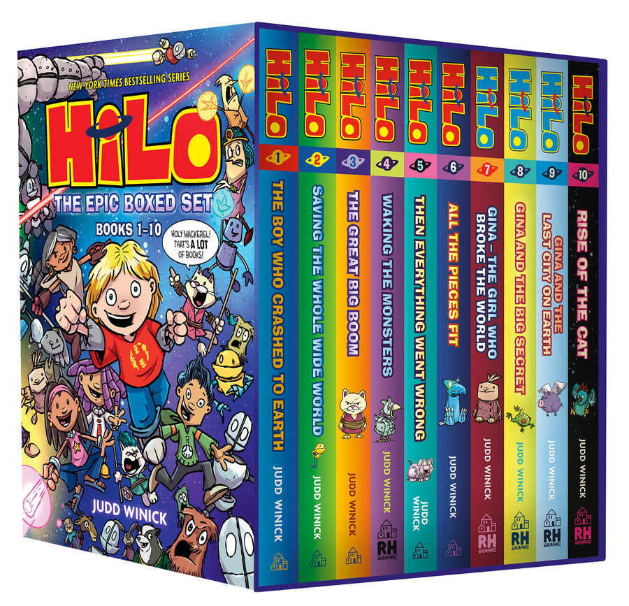 Hilo: The Epic Boxed Set (Books 1-10): (A 10-Book Graphic Novel Boxed Set)