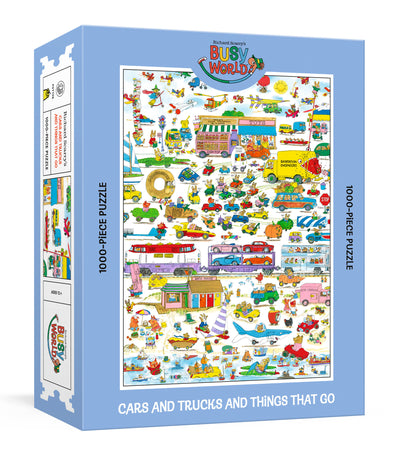 Richard Scarry's Cars and Trucks and Things That Go: 1000-Piece Puzzle: A Nostalgic Jigsaw Puzzle Inspired by the Timeless Classic: Jigsaw Puzzles for Adults